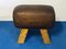 Vintage Leather Bench, 1930s, Image 4