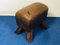 Vintage Leather Bench, 1930s, Image 1