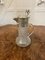 Antique Victorian Silver-Plated Cut Glass Claret Jug, 1860s 1
