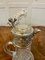 Antique Victorian Silver-Plated Cut Glass Claret Jug, 1860s 5