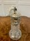 Antique Victorian Silver-Plated Cut Glass Claret Jug, 1860s 6