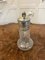 Antique Victorian Silver-Plated Cut Glass Claret Jug, 1860s 2