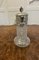 Antique Victorian Silver-Plated Cut Glass Claret Jug, 1860s 4
