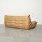 Togo 3-Seater Sofa in Camel Brown Leather by Michel Ducaroy for Ligne Roset, 2010s, Image 3