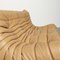 Togo 3-Seater Sofa in Camel Brown Leather by Michel Ducaroy for Ligne Roset, 2010s 4