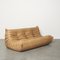 Togo 3-Sitzer Sofa aus Kamelbraunem Leder von Michel Ducaroy für Ligne Roset, 2010er 1