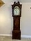 Antique George III Mahogany and Oak Longcase Clock, 1800s 5