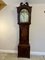 Reloj Longcase George III antiguo de caoba y roble, década de 1800, Imagen 5