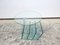 Modern Glass Coffee Table with Newspaper Rack 2