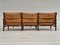 Swedish Kontiki Sofa in Leather & Beech by Arne Norell, 1960s, Image 7