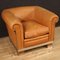 Vintage Italian Armchair in Leather, 1970s 1