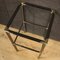 Italian Side Table in Metal and Glass, 1980s 9