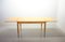 Sillas de comedor escandinavas de madera de haya con asientos de mimbre y mesa extensible grande en estilo de Arno Lambrecht, Alemania, años 50. Juego de 7, Imagen 21