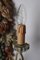 Lampada da parete Cornucopia Hollywood Regency intagliata a mano, anni '60, Immagine 7