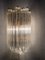 Lámpara de pared Hollywood Regency con varillas de vidrio al estilo de Venini, años 70, Imagen 7