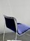 Dining Chairs in Metal and Fabric, 1970s, Set of 4, Image 5