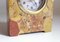 Petite Horloge Terminale Art Déco en Marbre Granit, France, 1930s 3