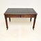 Vintage Leather Top Writing Table / Desk, 1930s, Image 1