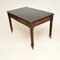 Vintage Leather Top Writing Table / Desk, 1930s 4