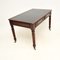 Vintage Leather Top Writing Table / Desk, 1930s, Image 3