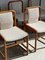 Dining Chairs in Wood and Creamy White Bouclè Fabric, 1960s, Set of 6 8