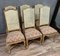 Louis XV High Back Cerused Wood Chairs, 1900s, Set of 6 5