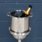 Mid 20th Century Art Deco Champagne Bucket on Stand, USA, 1960s 12