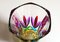 Jarrón pequeño de cristal tallado en colores brillantes, años 60, Imagen 8