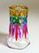 Small Cut Crystal Vase in Bright Colors, 1960s 7