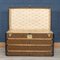 Antique 20th Century Courier Trunk in Monogram Canvas from Louis Vuitton, France, 1910s 29