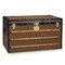 Antique 20th Century Courier Trunk in Monogram Canvas from Louis Vuitton, France, 1910s 1