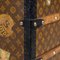 Baule da corriere antico in tela con monogramma del XX secolo di Louis Vuitton, Francia, anni '10, Immagine 3