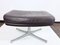 Sedia girevole Don con sgabello di Walter Knoll/Wilhelm Knoll, anni '70, set di 2, Immagine 5