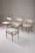 Wooden and Tulle Chairs, Set of 4 2
