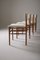 Wooden and Tulle Chairs, Set of 4, Image 4
