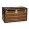 Antique 20th Century Courier Trunk in Monogram Canvas from Louis Vuitton, France, 1910s 1
