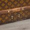 Baule da corriere antico in tela con monogramma del XX secolo di Louis Vuitton, Francia, anni '10, Immagine 7