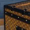 Antique 20th Century Courier Trunk in Monogram Canvas from Louis Vuitton, France, 1910s 34