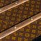Baule da corriere antico in tela con monogramma del XX secolo di Louis Vuitton, Francia, anni '10, Immagine 8