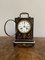 Antique Marquetry Inlaid Mantle Clock, 1840s 4