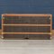 Antique 20th Century Courier Trunk in Chevron Canvas from Goyard, France, 1900s, Image 37