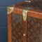 20th Century Low Wardrobe Trunk in Monogram Canvas from Louis Vuitton, France, 1920s 7