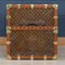 20th Century Low Wardrobe Trunk in Monogram Canvas from Louis Vuitton, France, 1920s 33