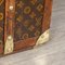 20th Century Low Wardrobe Trunk in Monogram Canvas from Louis Vuitton, France, 1920s 14
