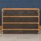 Antique 20th Century Courier Trunk in Chevron Canvas from Goyard, France, 1900s 48