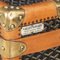 Baule da corriere antico in tela Chevron del XX secolo di Goyard, Francia, inizio XX secolo, Immagine 27