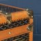 Baule da corriere antico in tela Chevron del XX secolo di Goyard, Francia, inizio XX secolo, Immagine 6