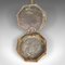 Antiker englischer Kastanienwärmer aus Messing, 1800er 7