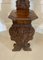 Antique Italian Victorian Carved Walnut Hall Chairs, 1860, Set of 2 6