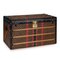 Antique 20th Century Courier Trunk in Monogram Canvas from Louis Vuitton, France, 1910s 1